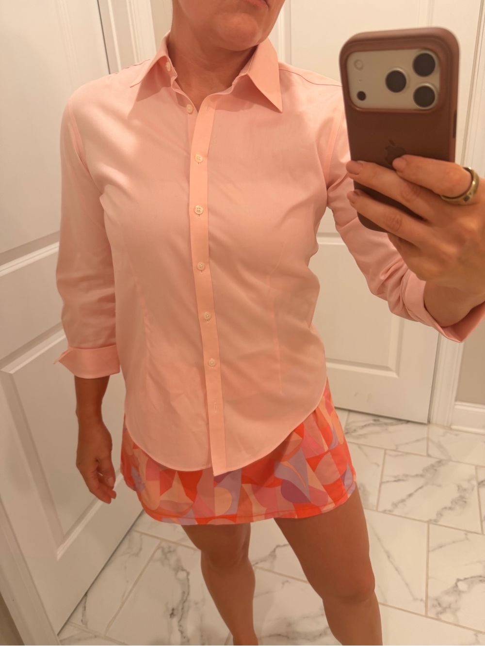 Brooks Brothers Light Pink Dress Shirt - Button Front - Picture 5 of 7